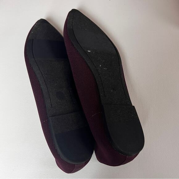 Old Navy Women's  Knit Pointy  Toe Ballet Flats Sz  9.5 - Picture 10 of 11